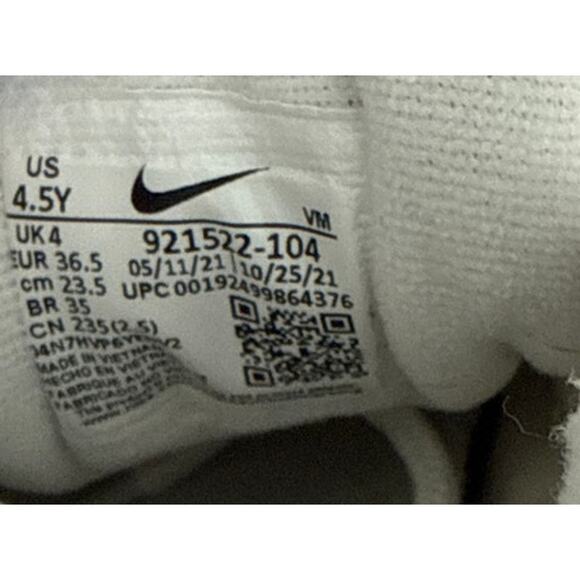 Nike Shoes Air Max 97 White Pure Platinum Sneakers Size Women's 6 | Youth 4.5 - Picture 5 of 5